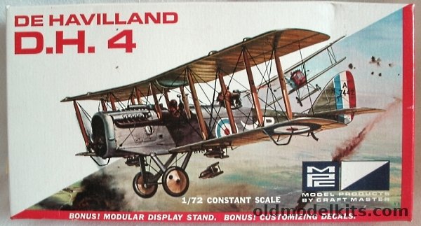 MPC 1/72 De Havilland DH-4, 5003-50 plastic model kit
